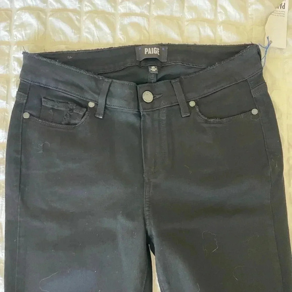 Paige black Verdugo crop in in slate black - Picture 6 of 13